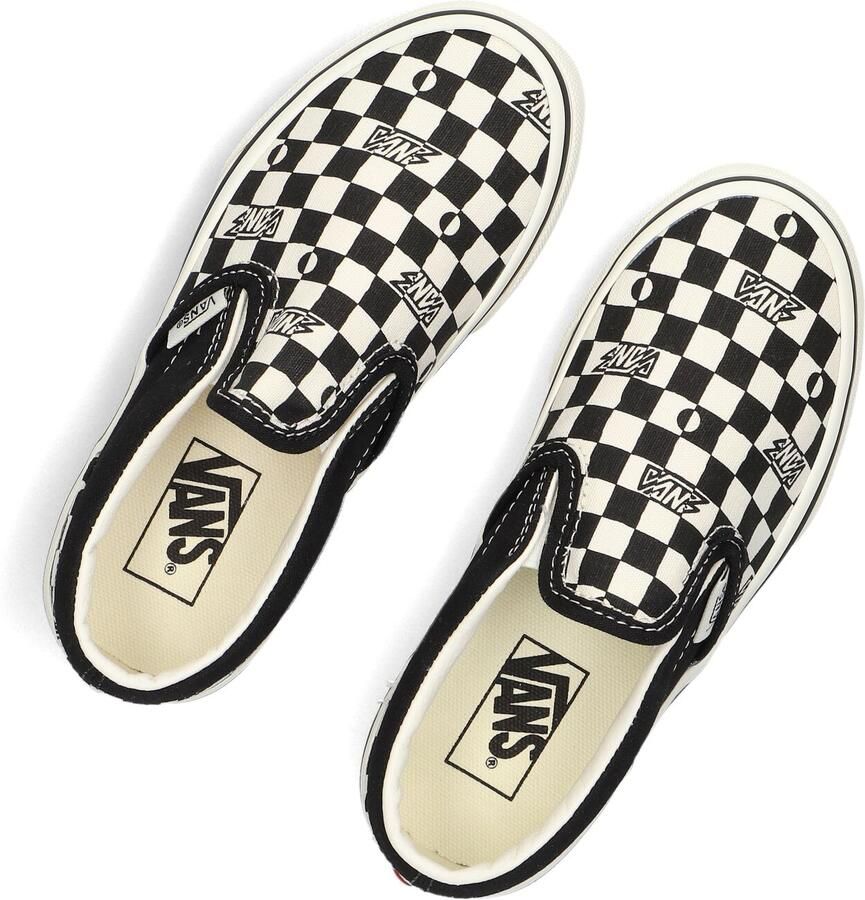 Vans Instappers Classic Slip-On GEO CHECK BLACK WHITE - Foto 4