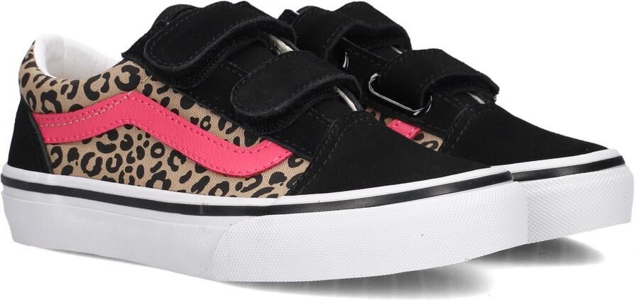 Vans Old Skool leren sneakers camel zwart