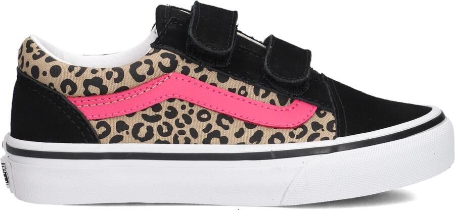 Vans Old Skool leren sneakers camel zwart Bruin Leer