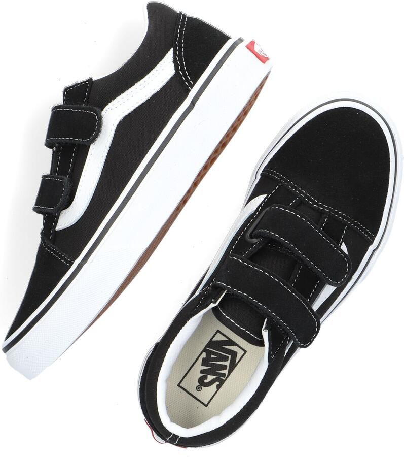 Vans Old Skool TD Old Skool V sneakers zwart wit Canvas Meerkleurig 37 - Foto 4