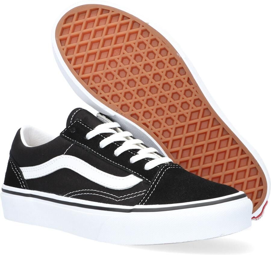 Vans Old Skool voorschools Schoenen Black Leer Textil Foot Locker - Foto 2