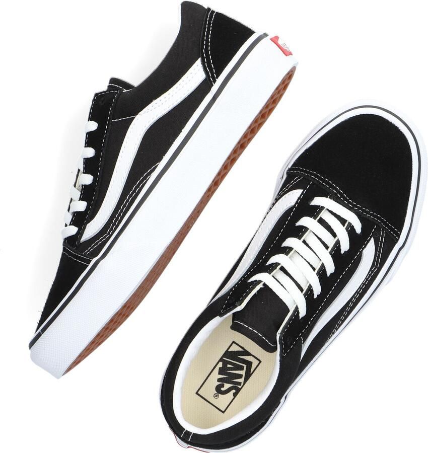 Vans Old Skool voorschools Schoenen Black Leer Textil Foot Locker - Foto 4