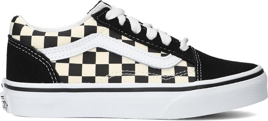 Vans Youth Unisex Kids Lifestyle Classic FTW Sneaker Uy Old Skool (Primary Check) Blk White