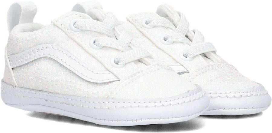 Vans Witte Babyschoenen In Old Skool Crib Glitter