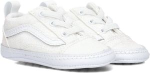 Vans Witte Babyschoenen In Old Skool Crib Glitter