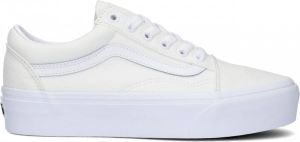 Vans sneakers old school platform vn0a3b3uw001 Wit Dames