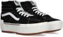 Vans Ua Sk8 Hi Stacked Suede Canvas Black Blanc Sneaker - Thumbnail 1