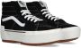 Vans Ua Sk8 Hi Stacked Suede Canvas Black Blanc Sneaker - Thumbnail 8