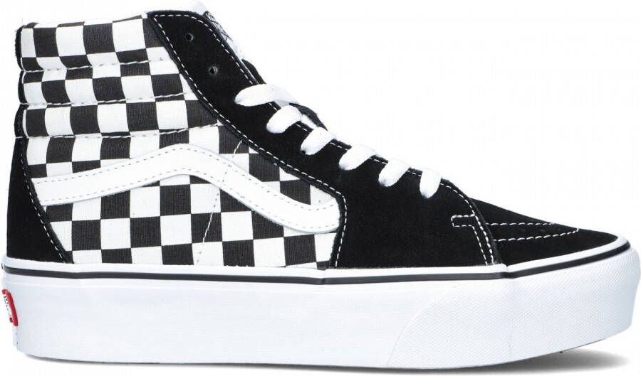 Vans Sneakers Sk8 Hi Platform 2 Zwart Veters Normaal Canvas Rubber Ade d Effen Hoge sneakers