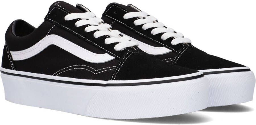 Vans Ua Old Skool Stackform Skate Schoenen suede canvas black true white maat: 40.5 beschikbare maaten:40.5 41