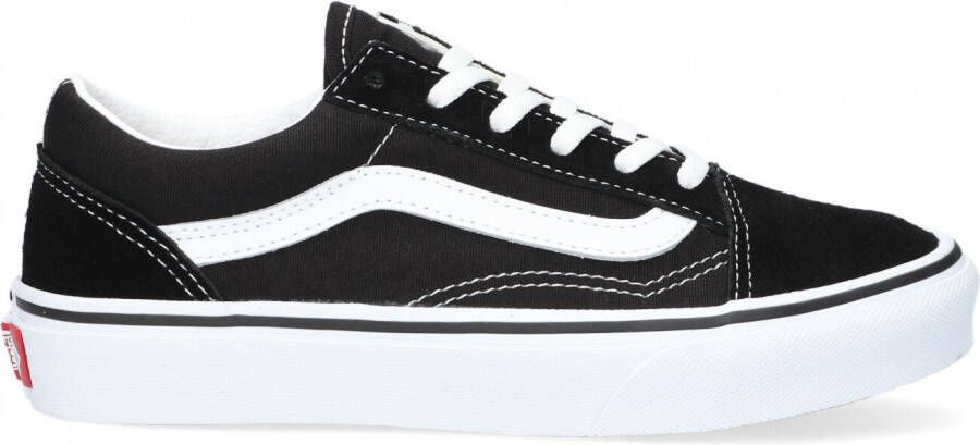 Vans Old Skool voorschools Schoenen Black Leer Textil 5 Foot Locker