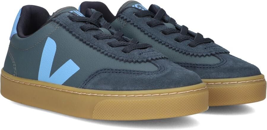 Veja Small Volley Sneakers Jongens Leren Sneaker Groen - Foto 2