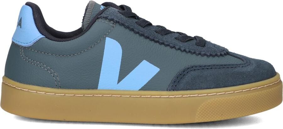 Veja Small Volley Sneakers Jongens Leren Sneaker Groen