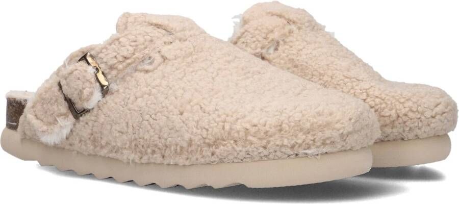 VERBENAS Instappers Dames Heidi Maat: 40 Materiaal: Faux Fur Kleur: Beige