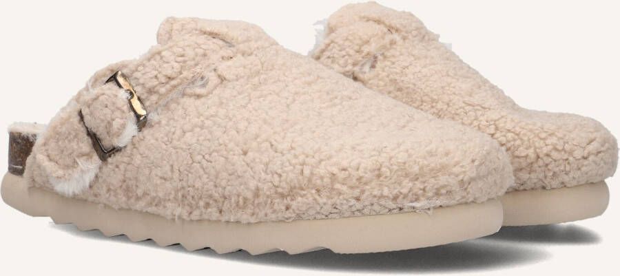VERBENAS Instappers Dames Heidi Maat: 40 Materiaal: Faux Fur Kleur: Beige