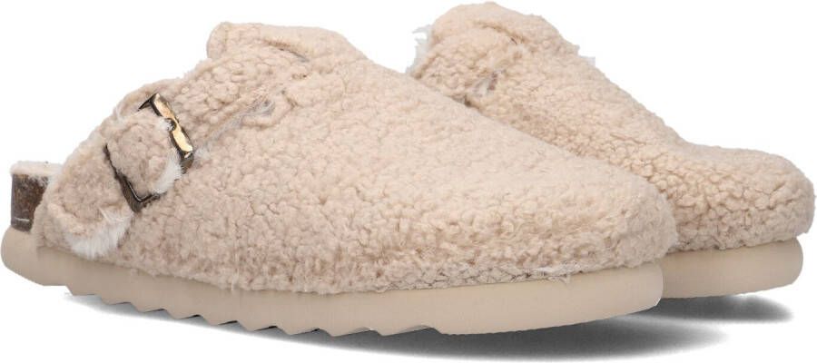 VERBENAS Instappers Dames Heidi Maat: 39 Materiaal: Faux Fur Kleur: Beige