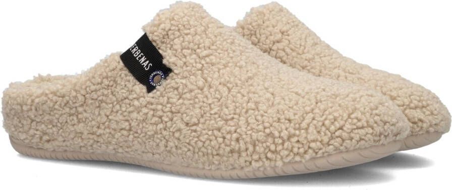 Verbenas Tork Pantoffels Sloffen Dames Beige