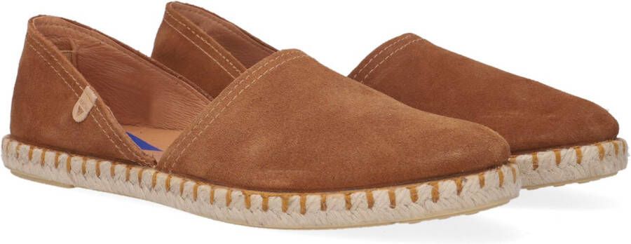 Verbenas Carmen Serraje suède espadrilles taupe