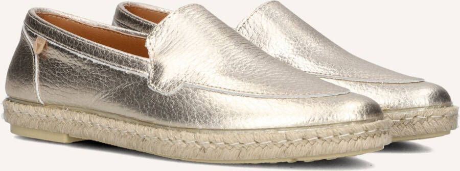 VERBENAS Espadrilles Dames Karina Maat: 40 Materiaal: Leer Kleur: Goudkleurig