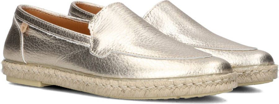 VERBENAS Espadrilles Dames Karina Maat: 41 Materiaal: Leer Kleur: Goudkleurig