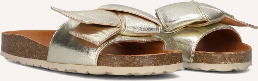 VERBENAS Slippers Dames Rani Maat: 41 Materiaal: Leer Kleur: Goudkleurig