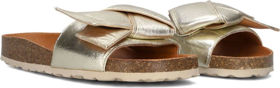 VERBENAS Slippers Dames Rani Maat: 39 Materiaal: Leer Kleur: Goudkleurig