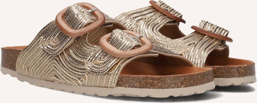 VERBENAS Slippers RUTH LATO METAL zomerschoen slippers met twee verstelbare gespen