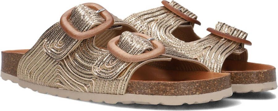 VERBENAS Slippers RUTH LATO METAL zomerschoen slippers met twee verstelbare gespen