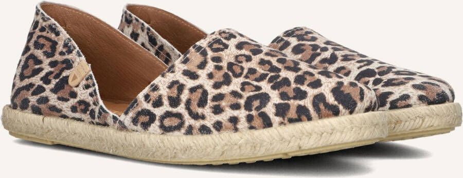 VERBENAS Espadrilles Strandschoen zomerschoen loafer in trendy dierenlook