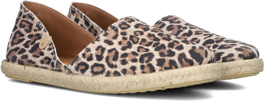 VERBENAS Espadrilles Strandschoen zomerschoen loafer in trendy dierenlook