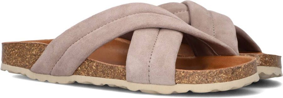VERBENAS Slippers Dames Riot Maat: 37 Materiaal: Leer Kleur: Taupe