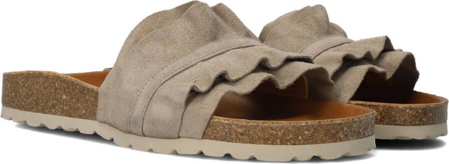 VERBENAS Taupe Slippers Rocio