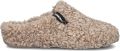 VERBENAS Pantoffels pantoffel homeslipper clog in knuffelige uitstraling - Bruin