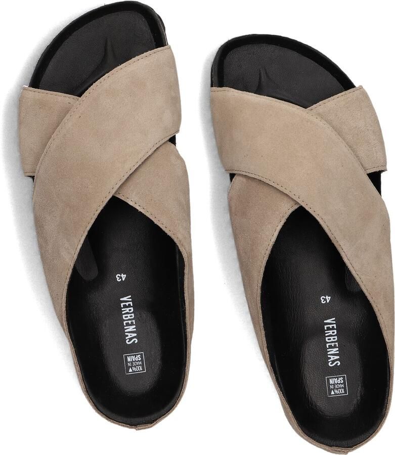 VERBENAS Slippers Heren Lex Maat: 45 Materiaal: Suède Kleur: Beige - Foto 2