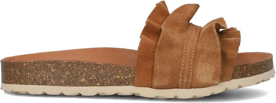 Verbenas Rocio Slippers Dames Camel - Foto 4