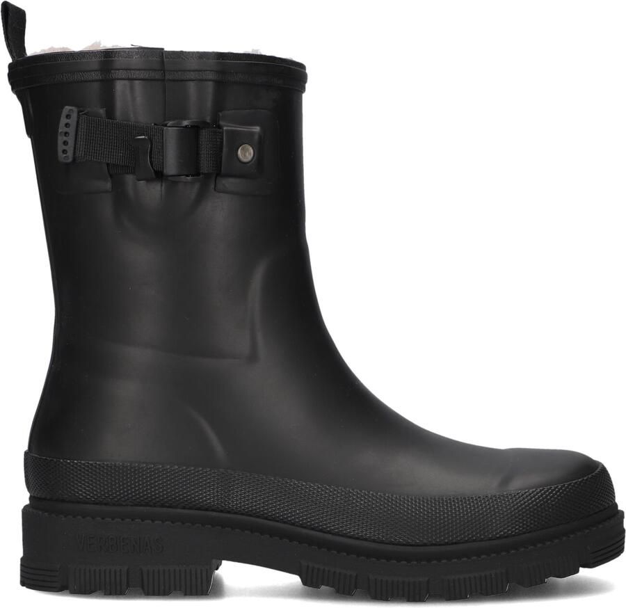 Verbenas 9302191199 Lina Fur Smooth Dames Chelsea boots Black-Black