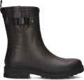 VERBENAS Zwarte Laarzen Lina Fur Smooth - Zwart