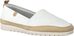VERBENAS Espadrilles Dames Noa Leer Wit
