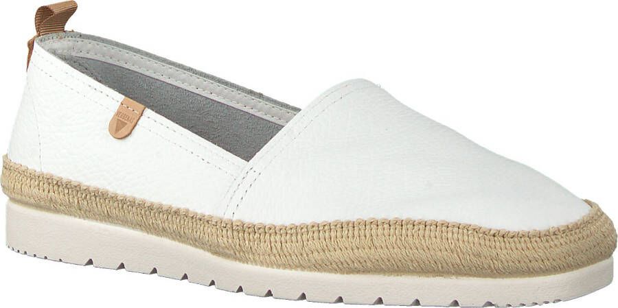 VERBENAS Espadrilles Dames Noa Maat: 38 Materiaal: Leer Kleur: Wit