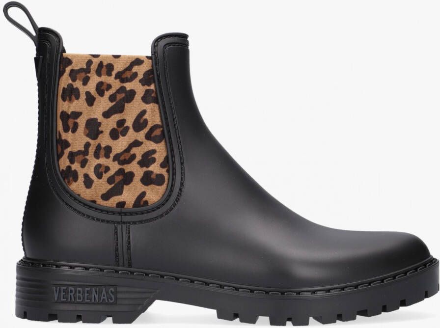Verbenas Gaudi Regenlaarzen Rubber Laarzen Dames Zwart