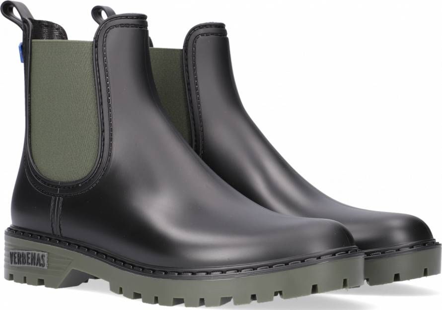 Verbenas 5760020434 Gaudi Mate Dames Chelsea Laarzen Negro-Kaki