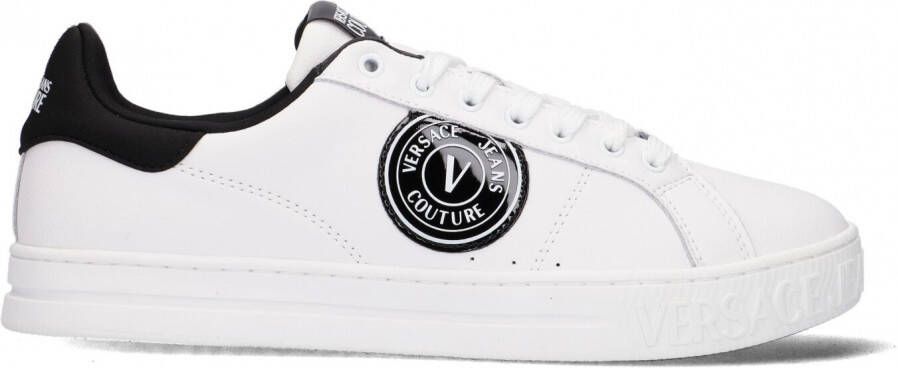 Versace Jeans Witte Fondo Court 88 Dis Sk1 Lage Sneakers