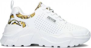 Versace Jeans Fondo Speedtrack Dis Lage sneakers Leren Sneaker Dames Wit