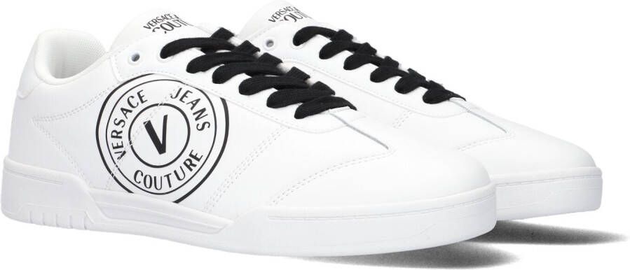 Versace Jeans Witte Lage Sneakers Fondo Brooklyn Dis. Sd1