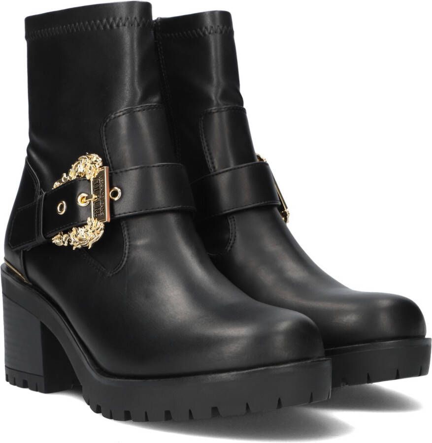 Versace Jeans Zwarte Enkellaarsjes Mia Dis S92