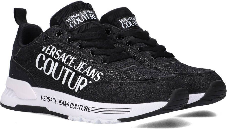 Versace Jeans Zwarte Lage Sneakers Fondo Dynamic