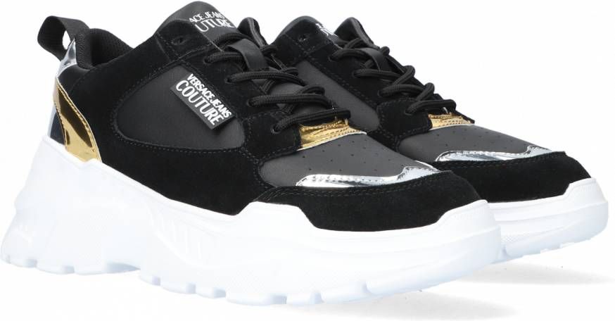 Versace Jeans Couture Versace Jeans Speedtrack Dis S Lage sneakers Leren Sneaker Dames Zwart