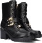 Versace Jeans Mia Dis S94 Veterboots Laarzen Met Veters Dames Zwart - Thumbnail 1