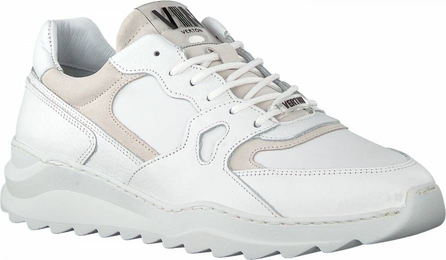 Verton J5071l Lage sneakers Leren Sneaker Heren Wit - Schoenen.nl
