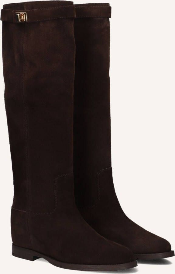 VIA ROMA 15 Hoge Laarzen Dames Santa Monica 3807 Maat: 38 Materiaal: Suède Kleur: Bruin